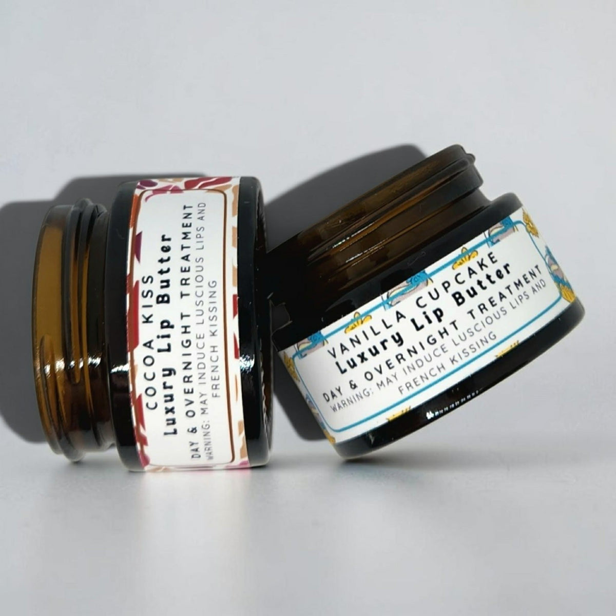 Cocoa Kiss and Vanilla Cupcake lip butter Day and Overnight Treatment